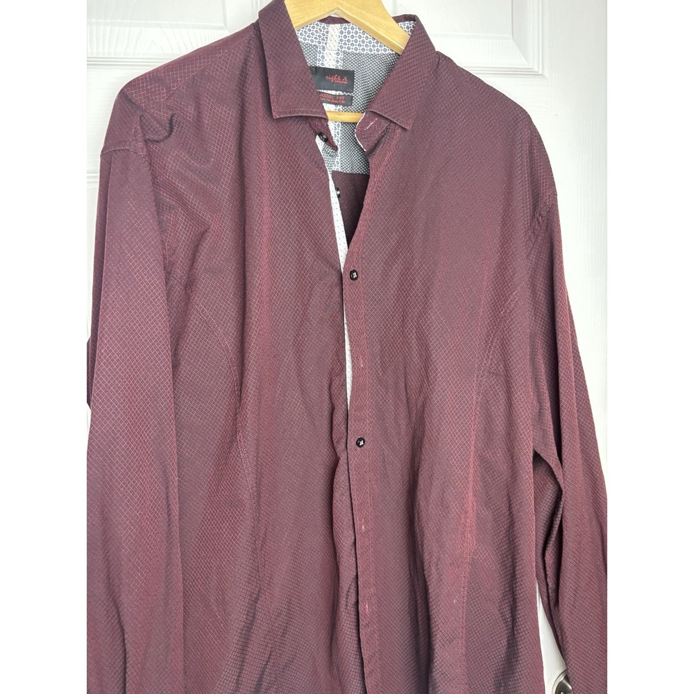 Eight X Premium Mens 2XL Long Sleeve Shirt Contrast Cuffs Buckle Button Up